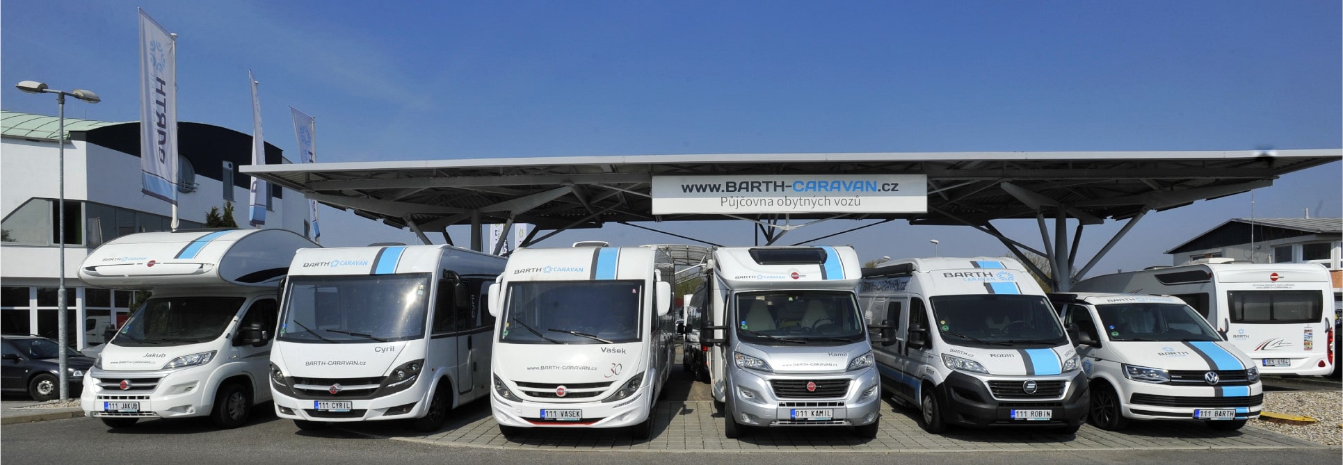 Půjčovna obytných vozů BARTH Caravan